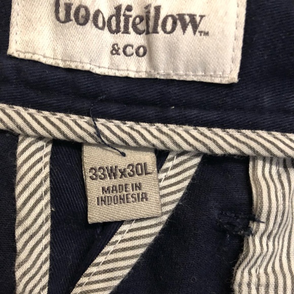 Navy blue Goodfellow Men’s pants - Picture 4 of 5